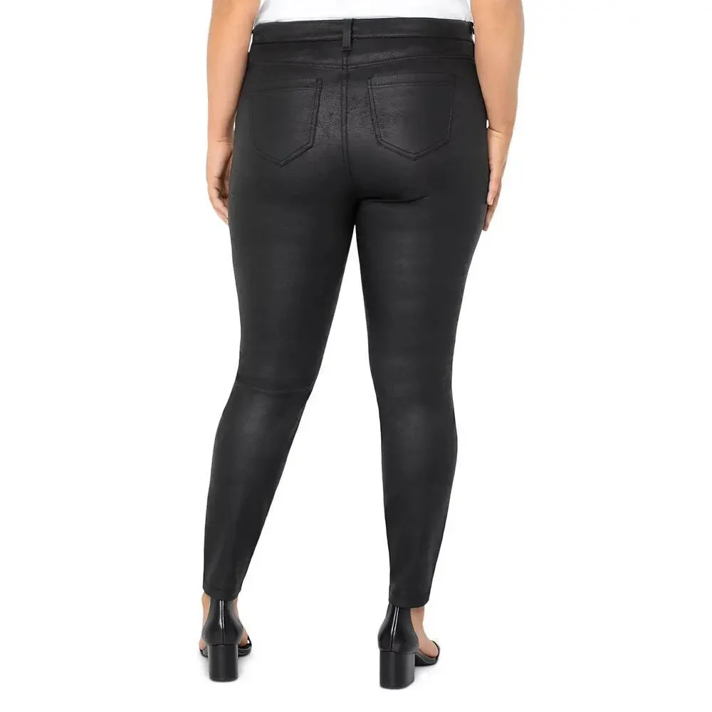 Liverpool Los Angeles Size 20 Madonna High Rise Coated Skinny Leggings Pants